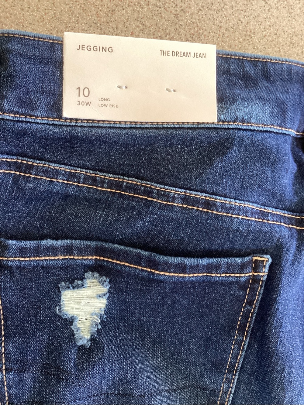 American Eagle Outfitters Dark Blue Denim Jeggings